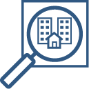 real estate purchase sale icons